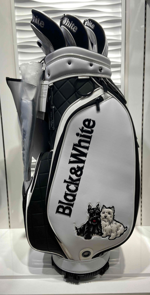 Black&White ブラックアンドホワイト キャディバッグ 9型 46インチ 楽天市場】【セール】ブラック＆ホワイト /Black&White キャディ